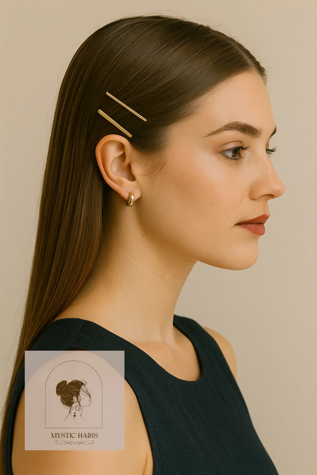 Sleek Pinned Back Sides