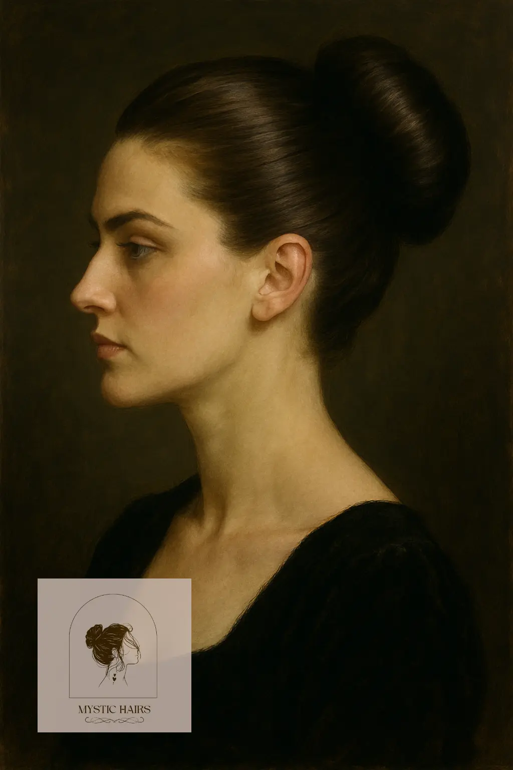 Slicked-Back Bun with Height