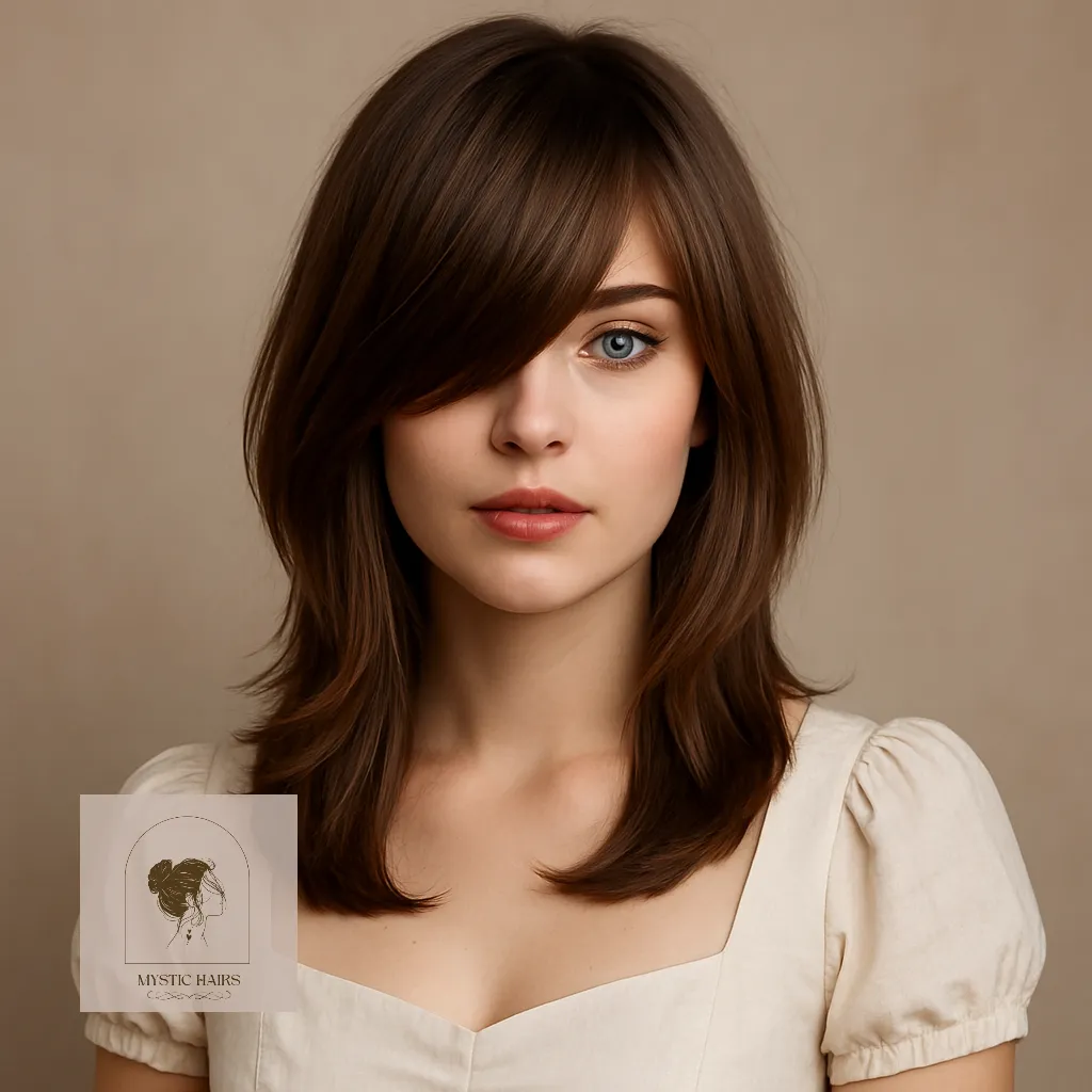 Soft Layered Bangs