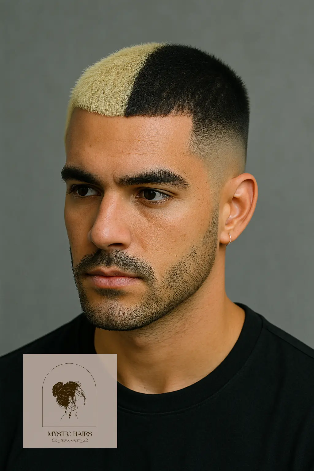 Split-Dye Buzz Cut