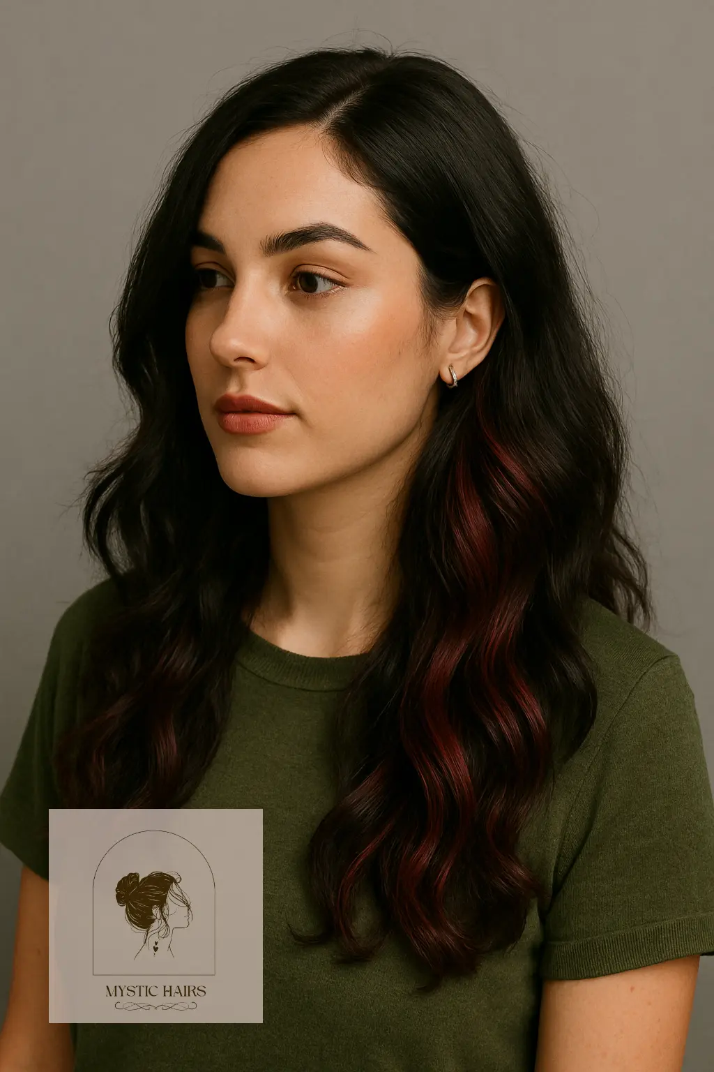 Subtle Burgundy Tinted Pieces