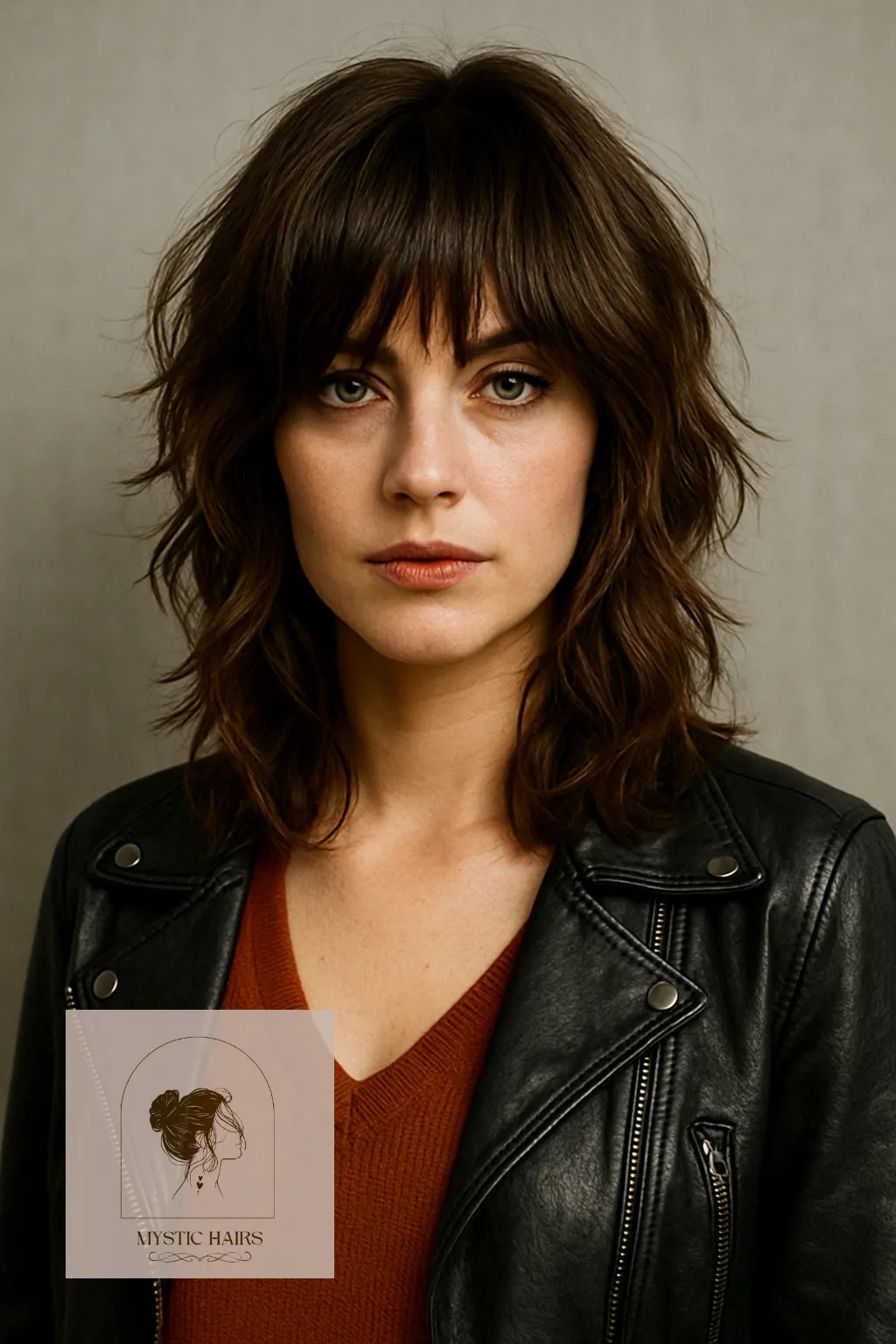 Textured Shag with Bangs