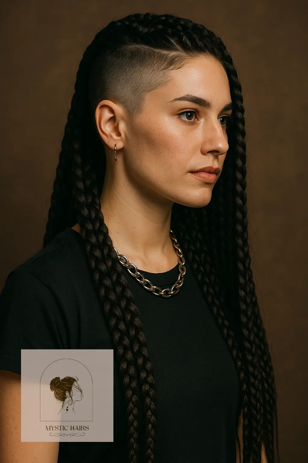 Undercut with Long Braids
