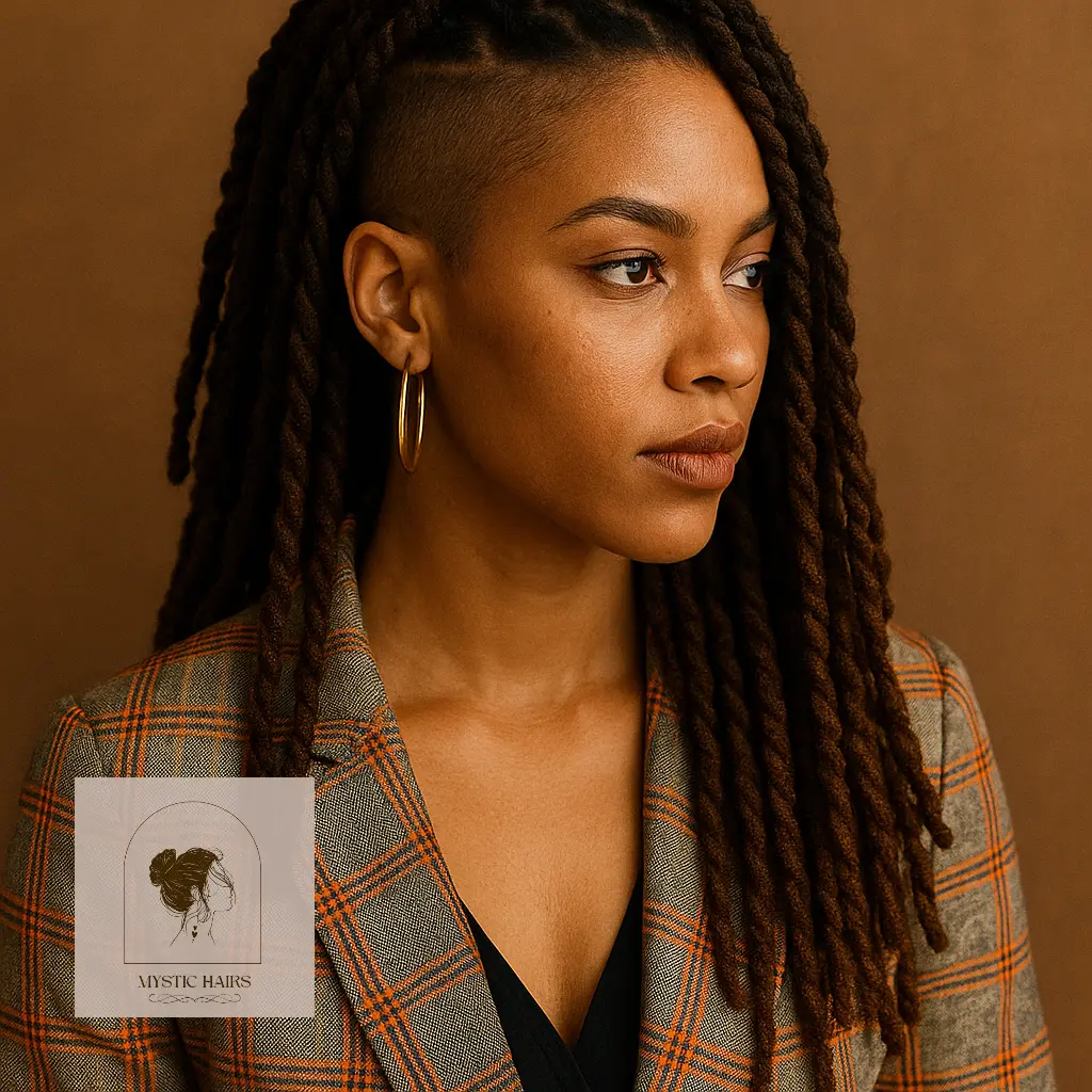 Undercut with Twisted Locs