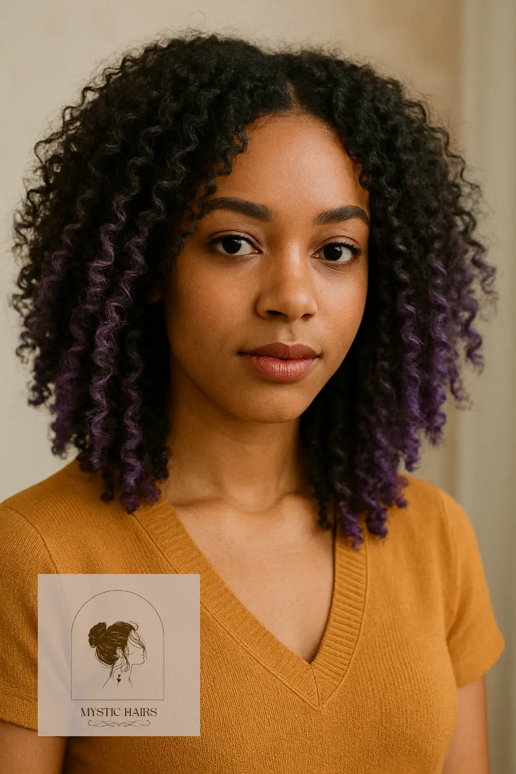 Violet on Curls