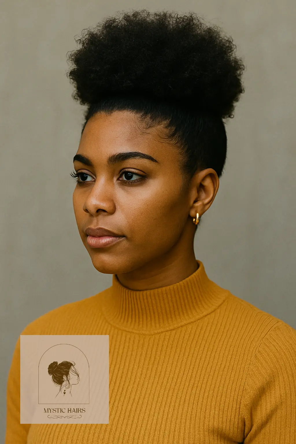 Voluminous Puff with Clean Fade