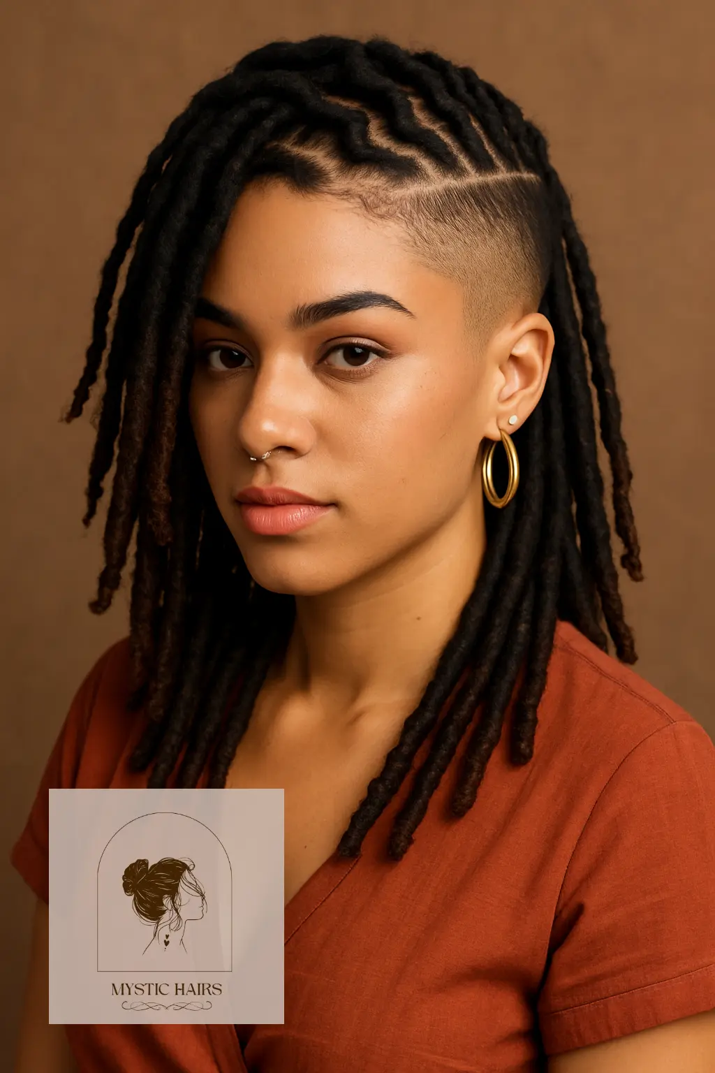 Zig-Zag Parted Locs