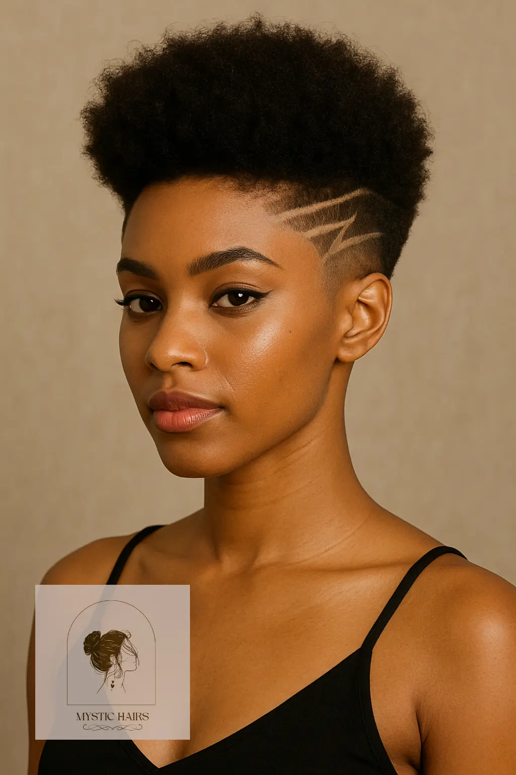 Afro Taper With Fade Designs