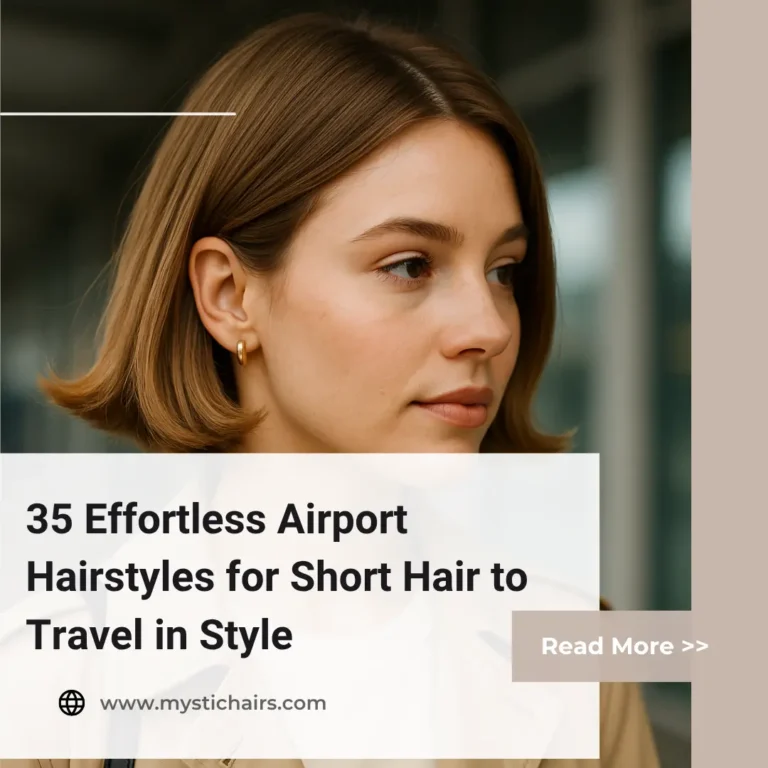 35 Effortless Airport Hairstyles for Short Hair to Travel in Style