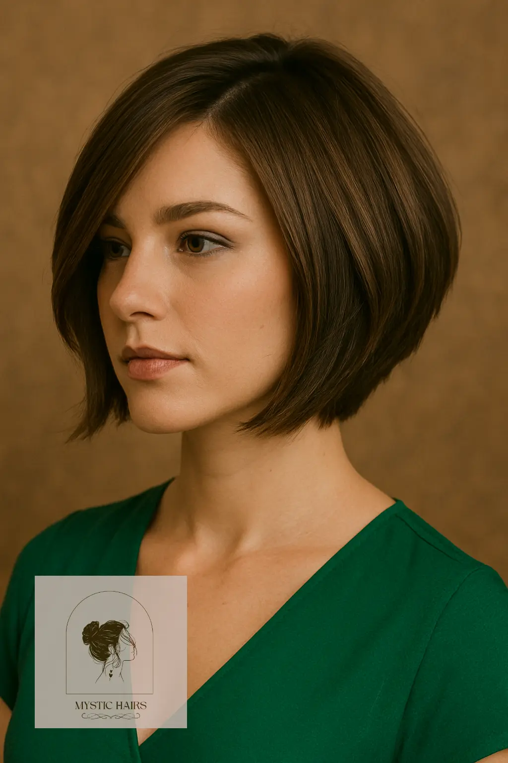 Angled Bob with Deep Layers