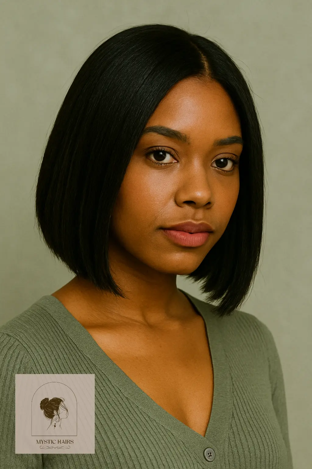 Angled Bob with Face Framing