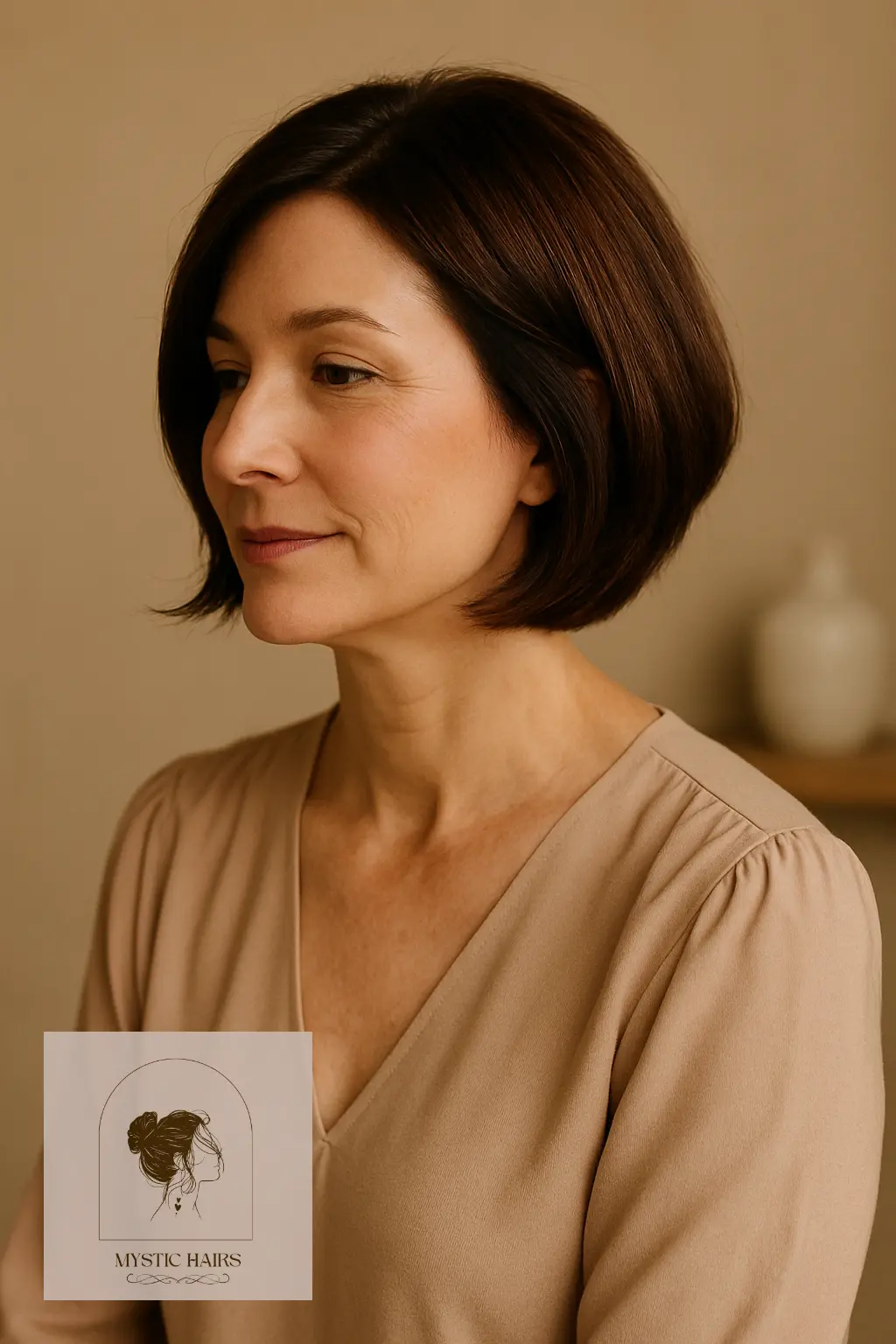 Angled Bob with Soft Layers
