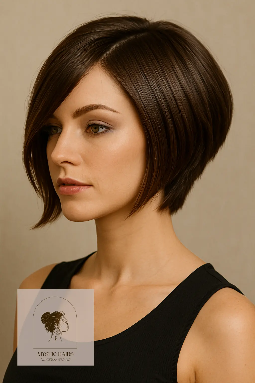 Asymmetrical Bob with Layered Back