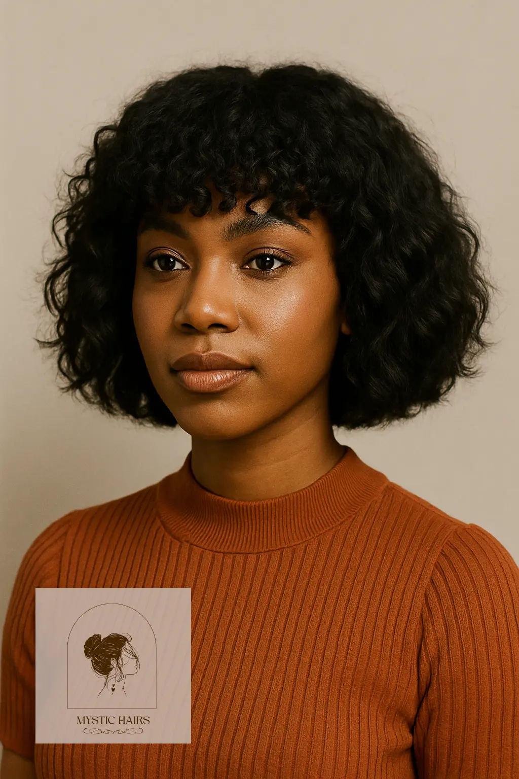 Bob with Crochet Bangs and Natural Volume