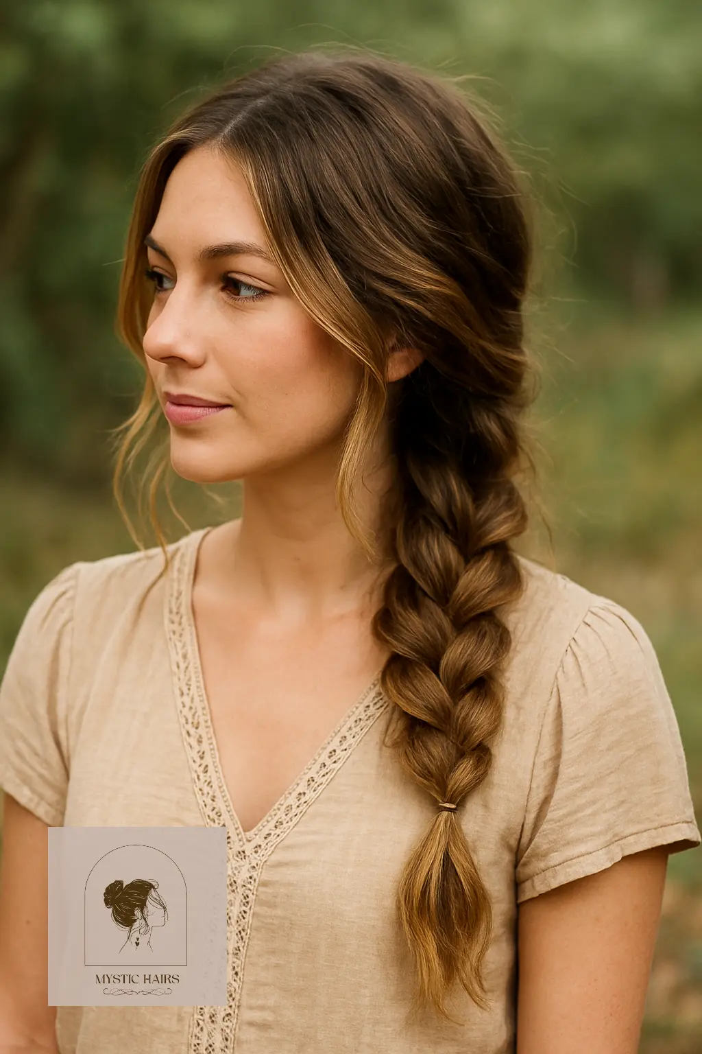Boho-Inspired Loose Braid