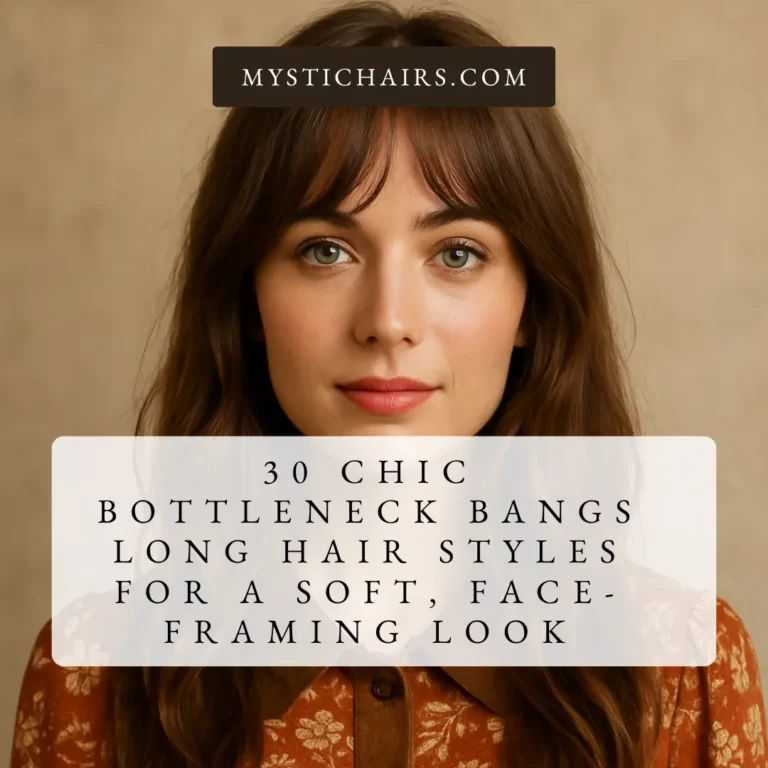 Bottleneck Bangs Long Hair