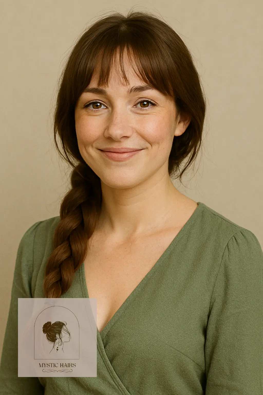 Bottleneck Bangs with Loose Braid