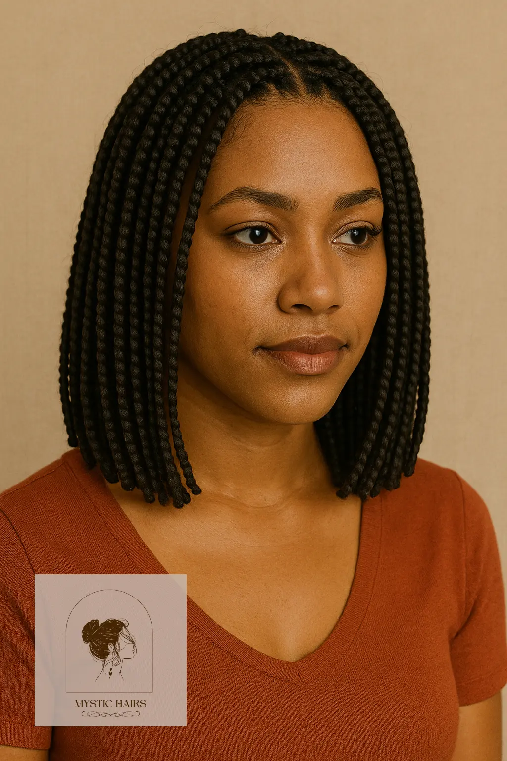 Box Braid Bob for Easy Wear