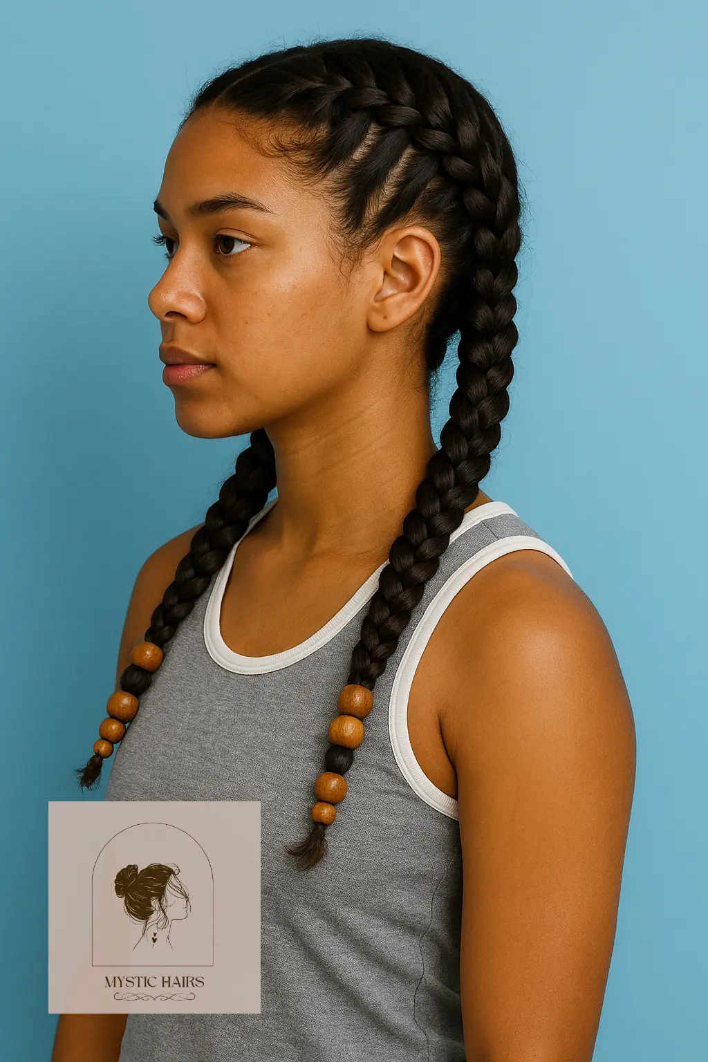 Boxer Braids with Beads