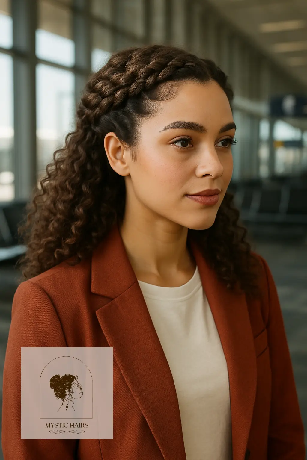 Braided Crown With Loose Back