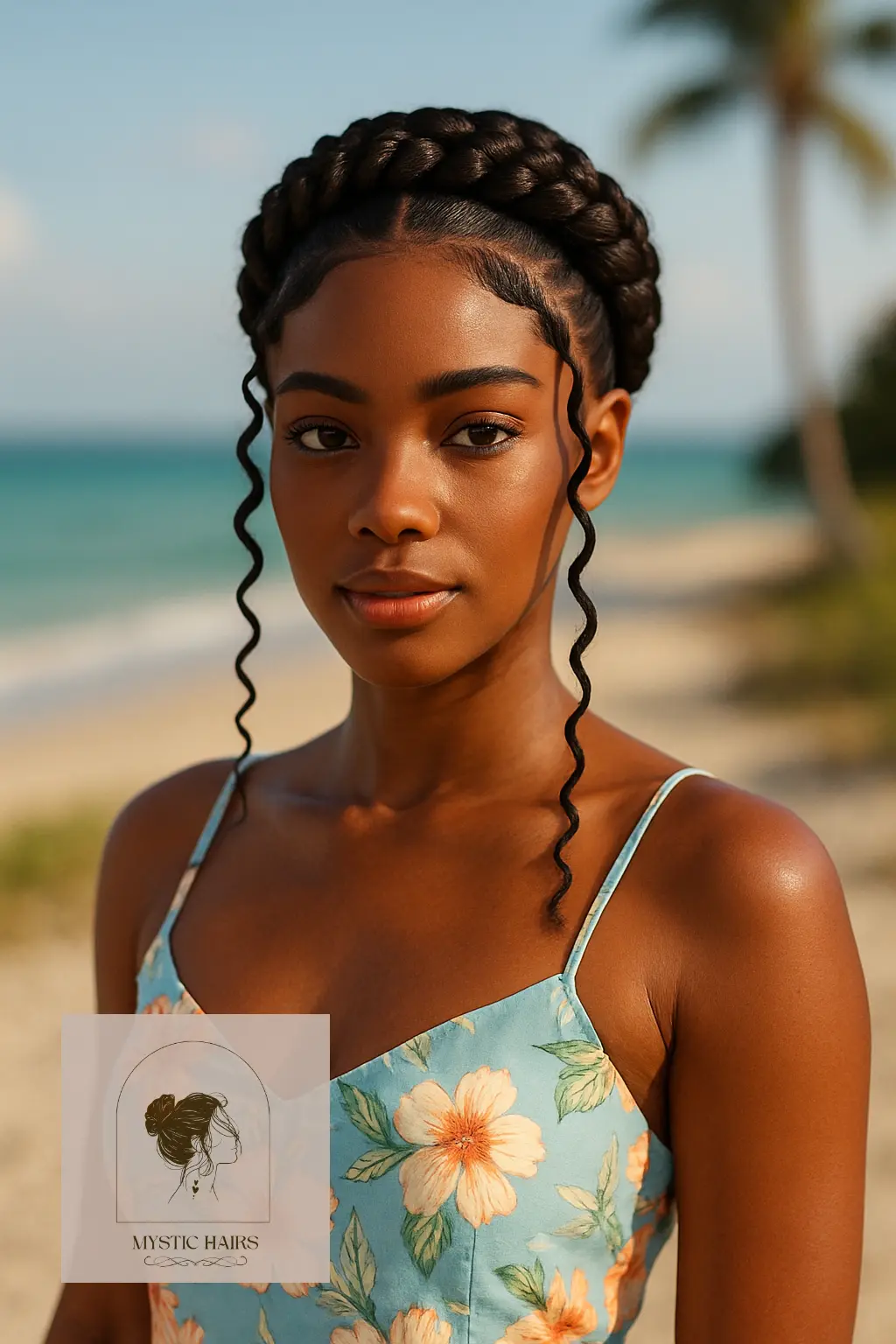 Braided Crown With Twisted Edges