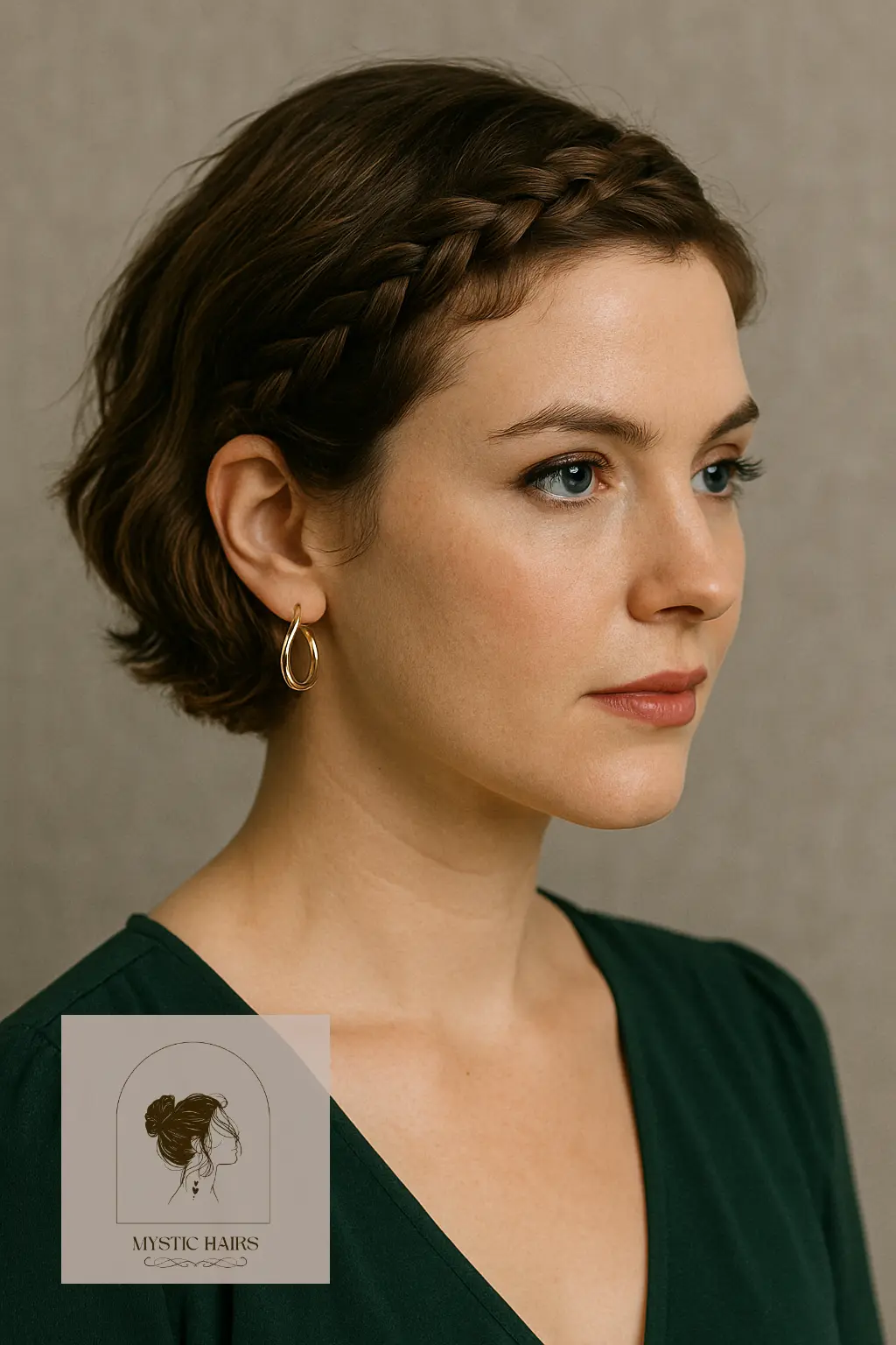 Braided Front Crown Accent