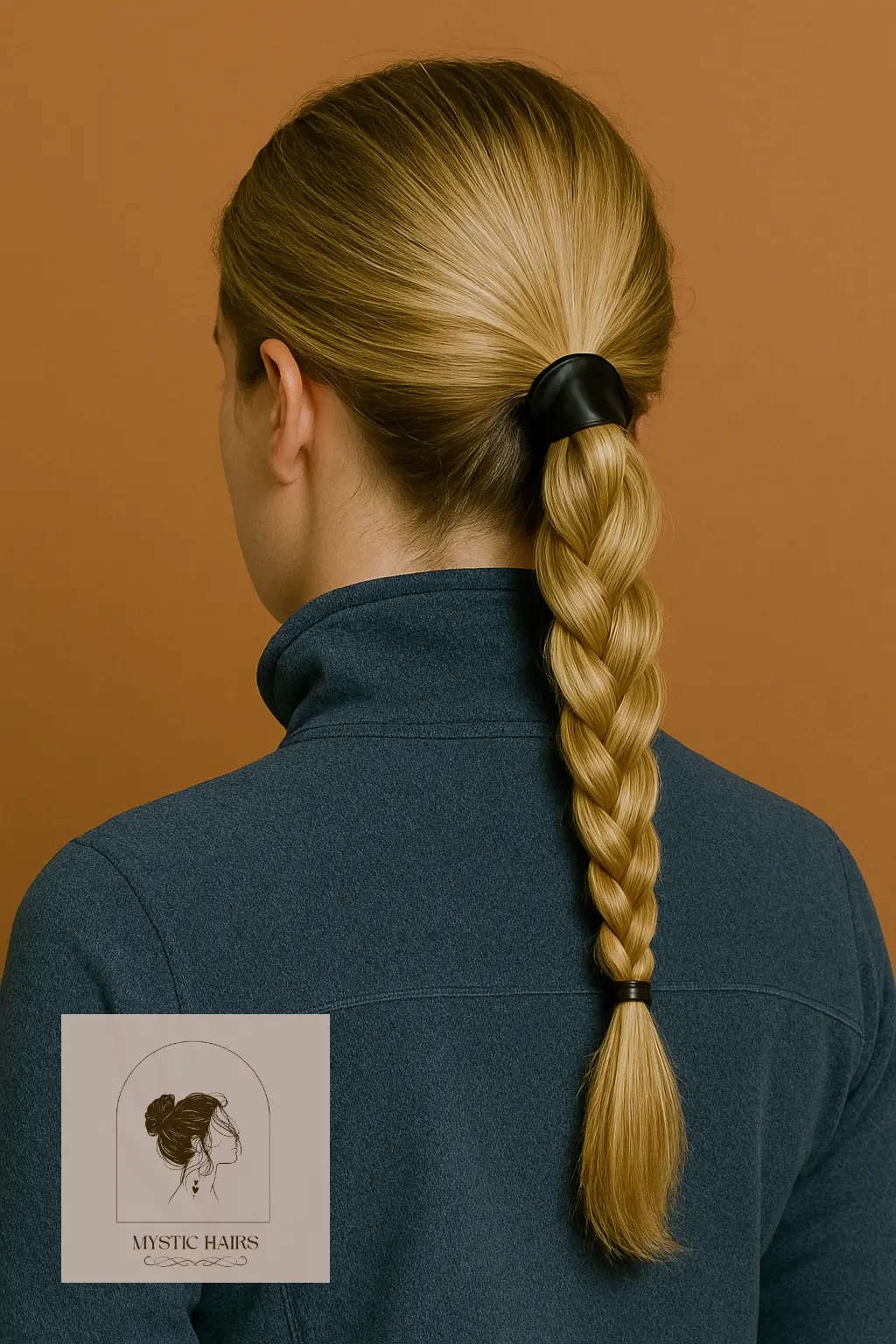Braided Ponytail with Satin Lining