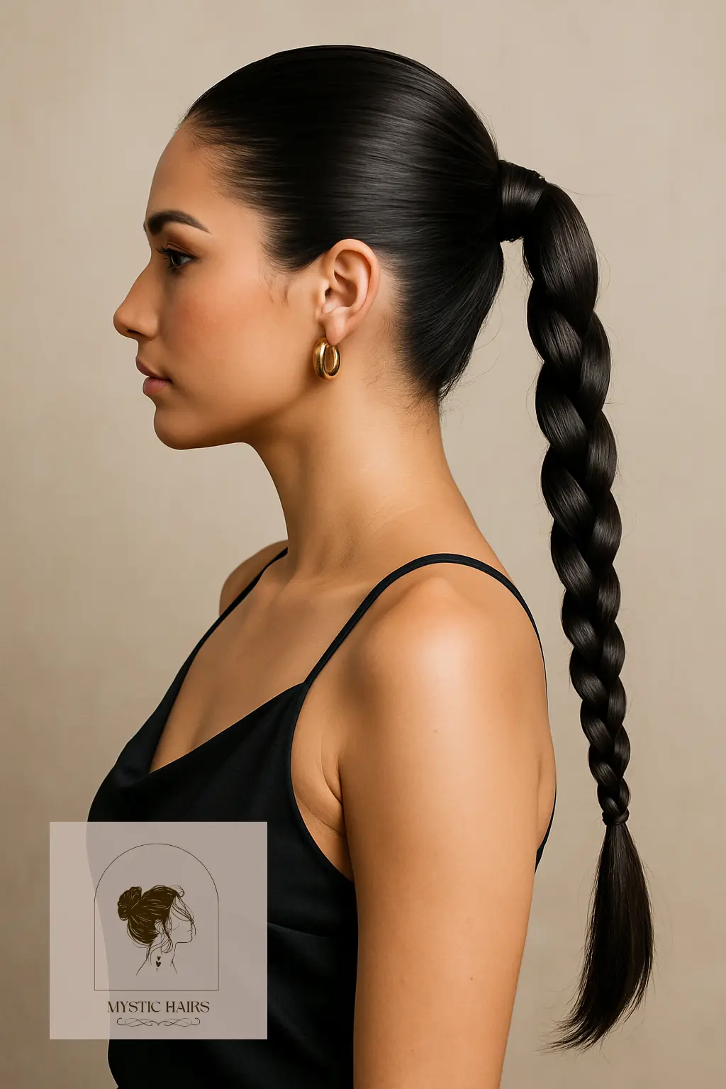 Braided Sleek Ponytail