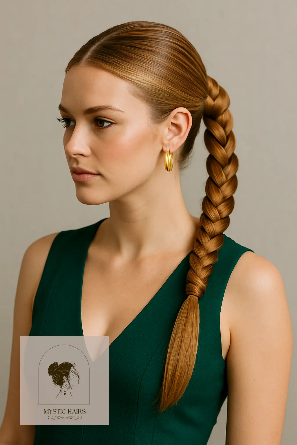 Braided Wrap Around Ponytail