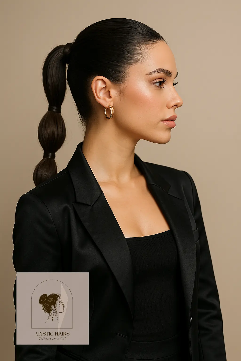Bubble Sleek Ponytail