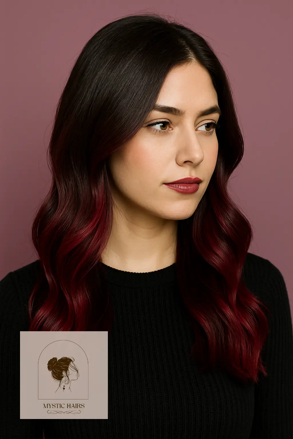 Burgundy Balayage