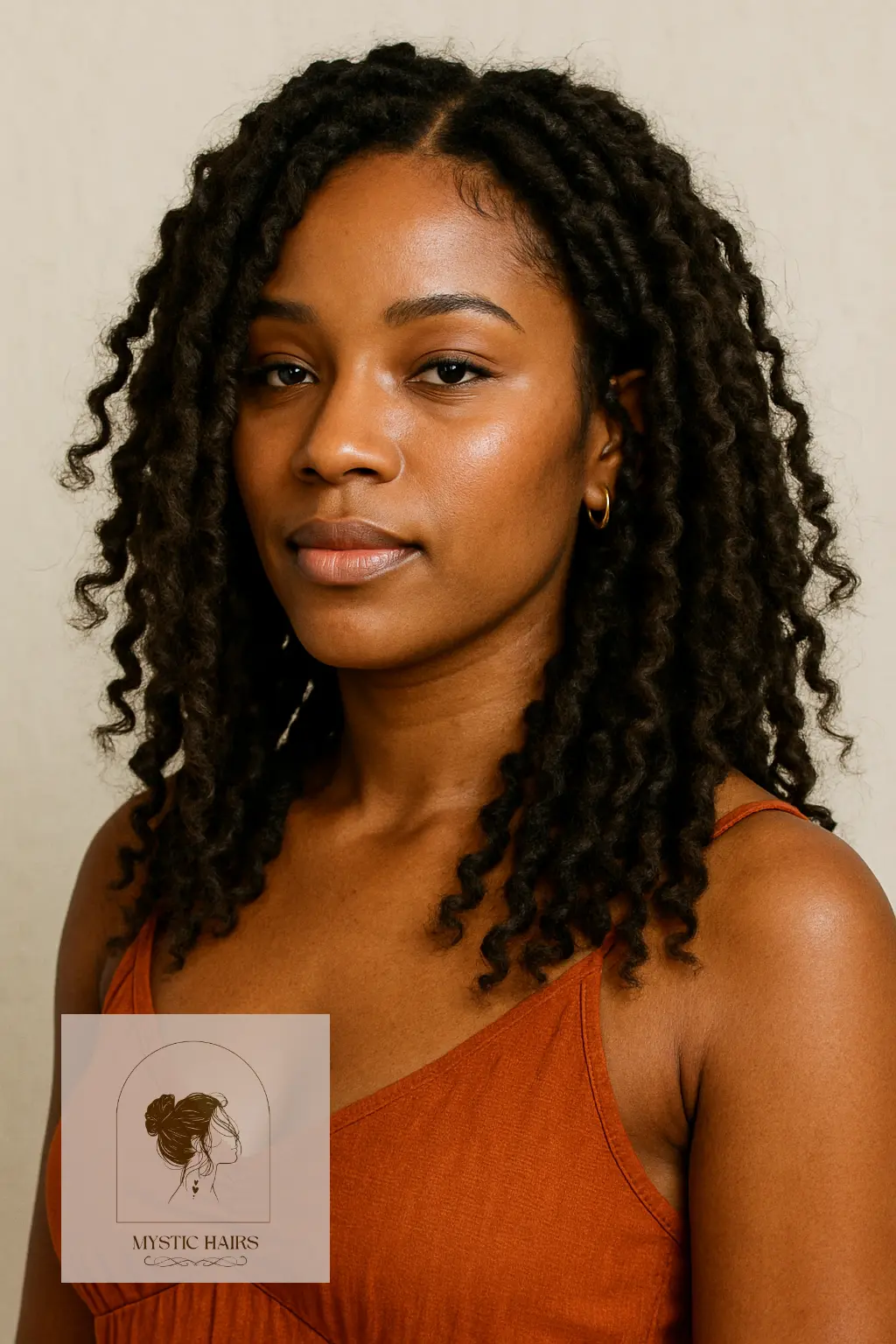 Butterfly Locs with Natural Finish