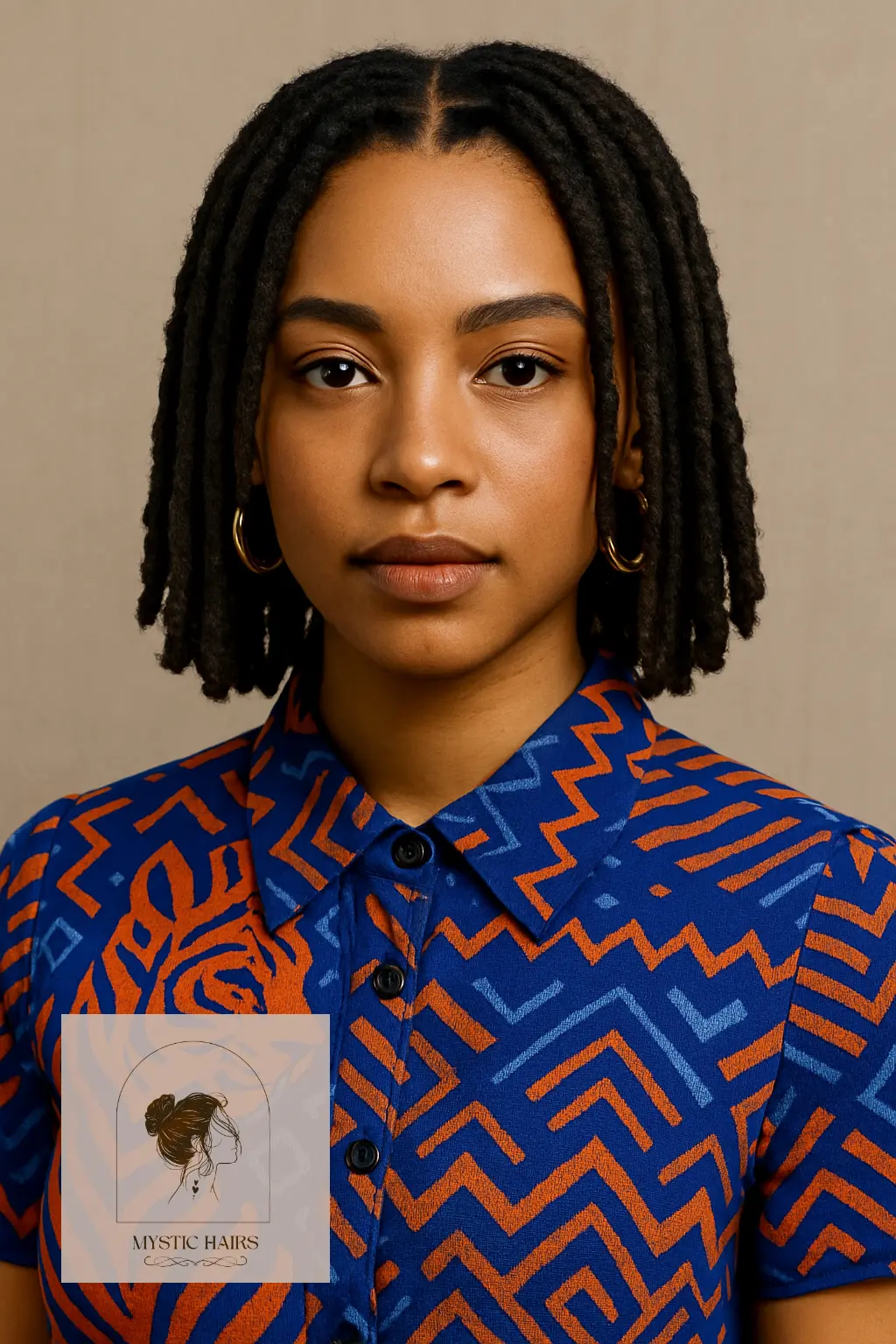 Center-Parted Starter Locs