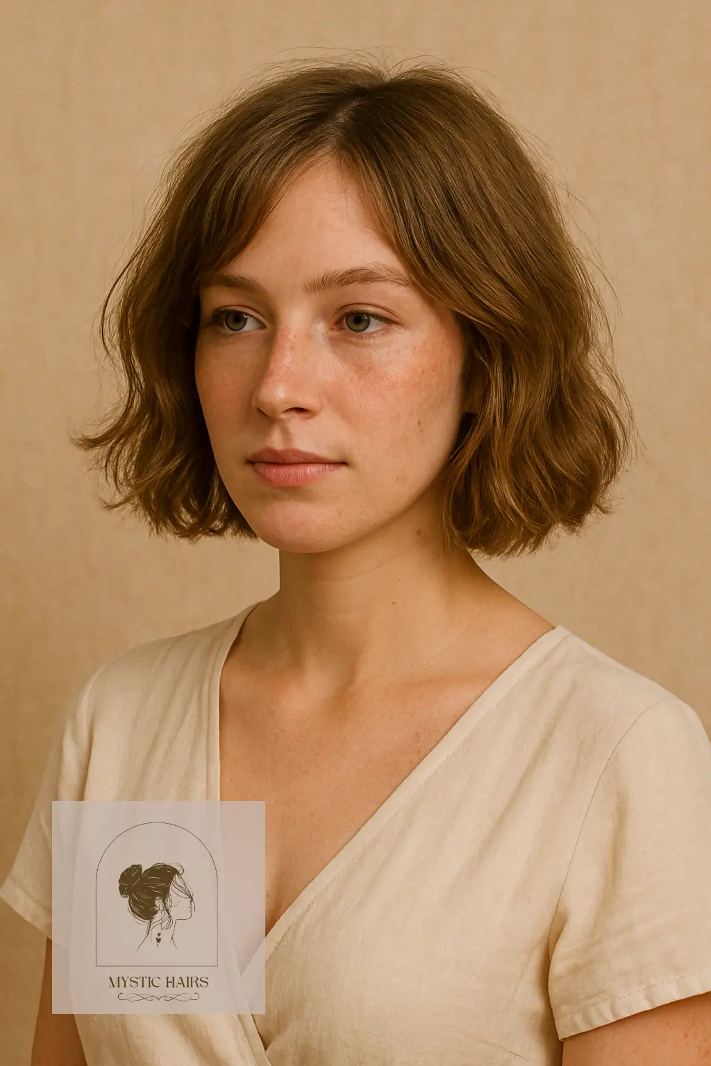 Chin-Length Textured Bob