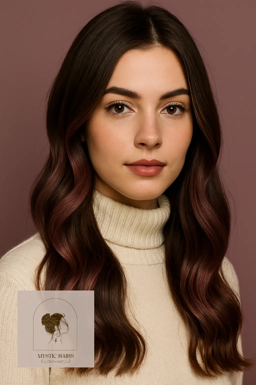 Chocolate Mauve Balayage