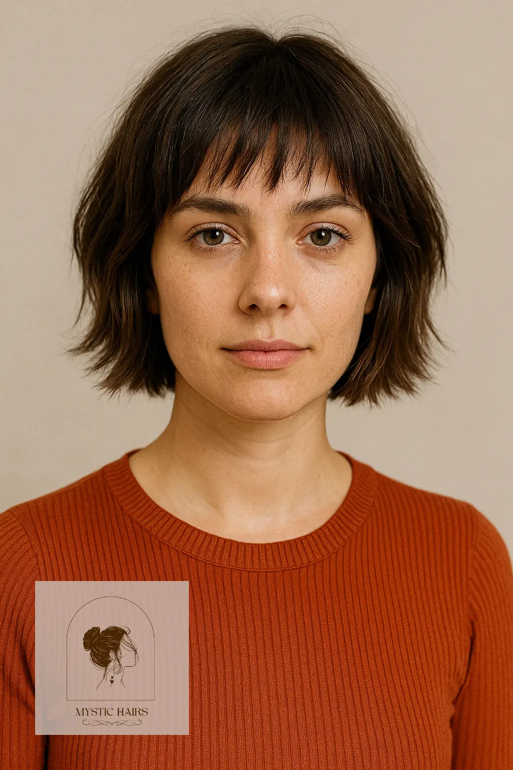 Choppy Bob with Textured Bangs