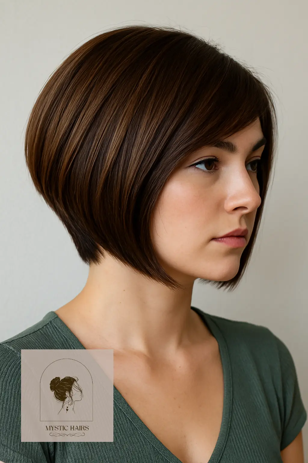 Classic Angled Stacked Bob
