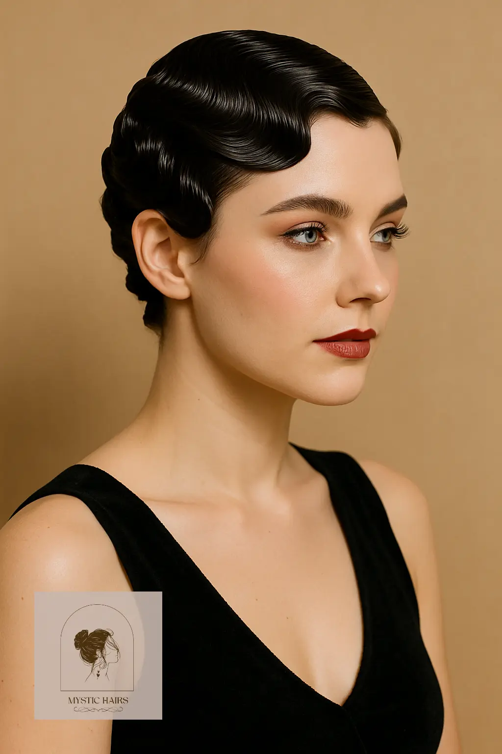 Classic Finger Waves with Shine