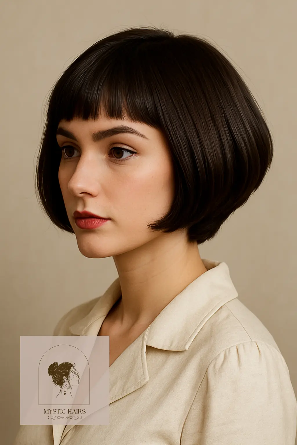 Classic French Bob with a Stacked Twist