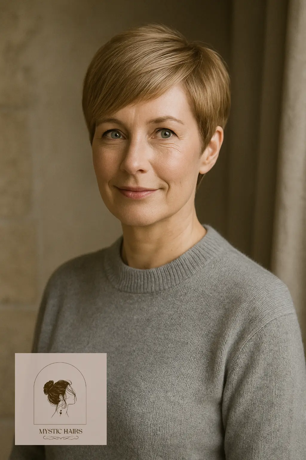 Classic Pixie with Side Bangs