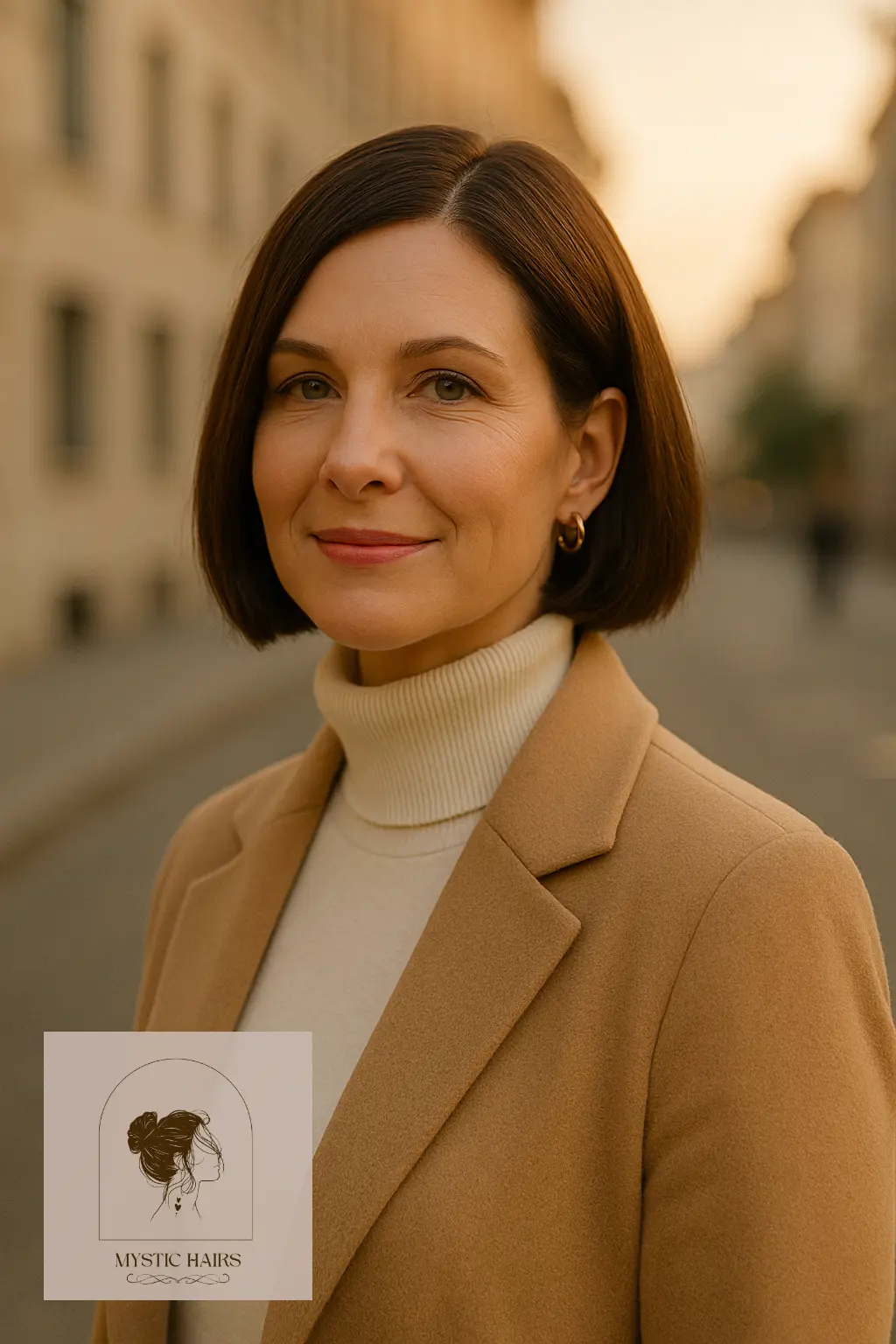 Classic Short Bob with Blunt Ends