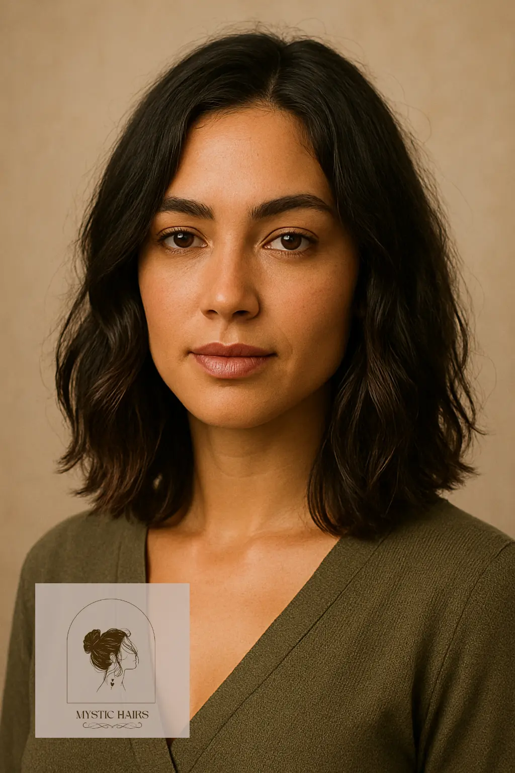 Collarbone-Length Lob With Natural Texture