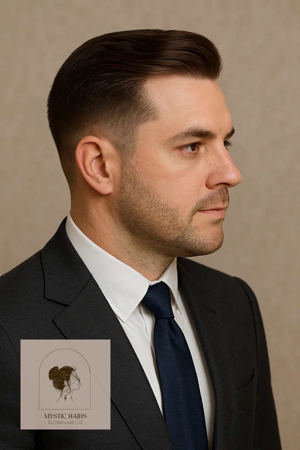 Comb-Over with Drop Fade
