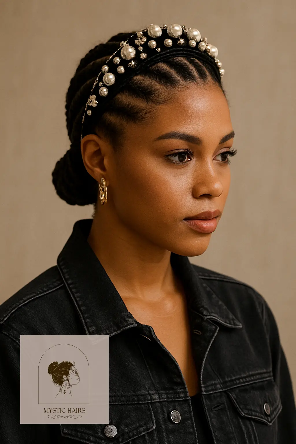 Cornrows with Statement Headband