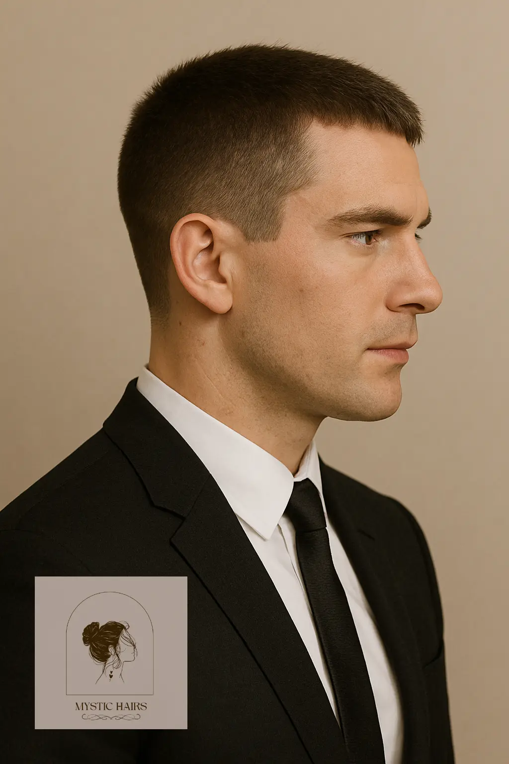 Crew Cut with Tapered Neckline