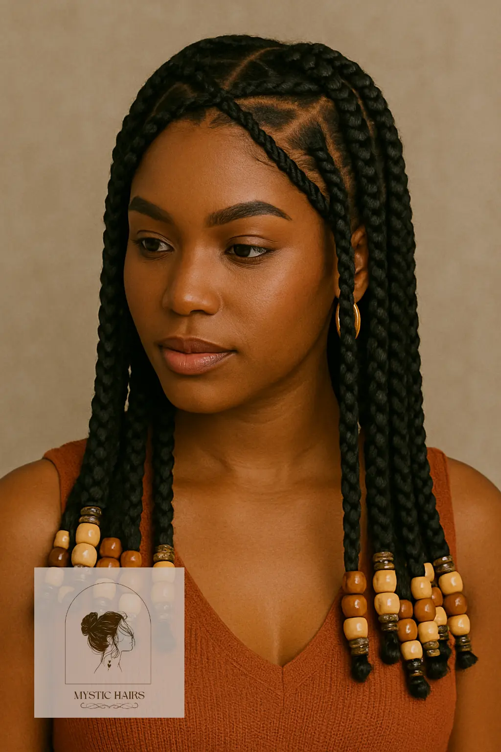 Criss-Cross Braids with Beads