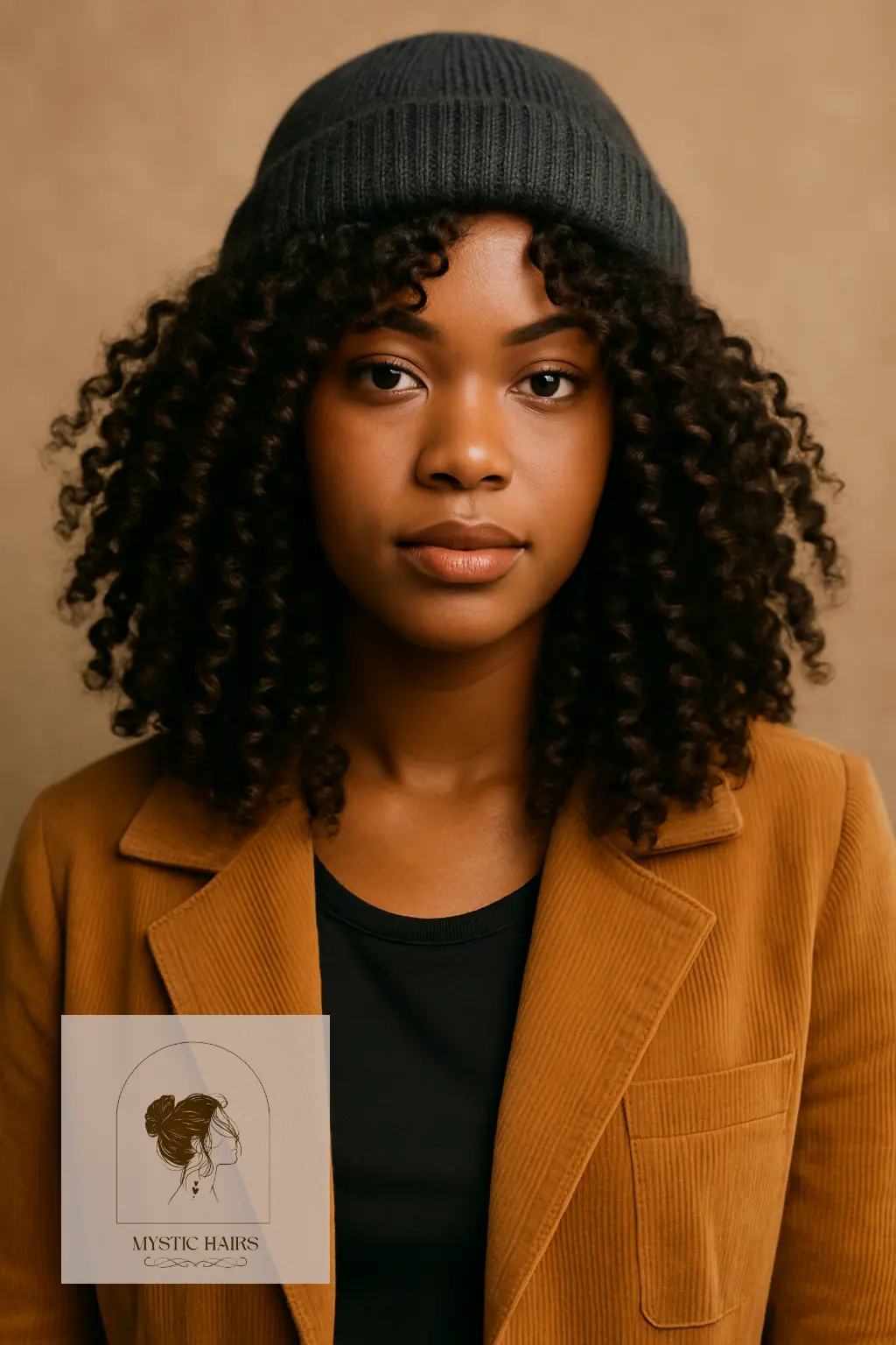 Crochet Curls Pulled Forward