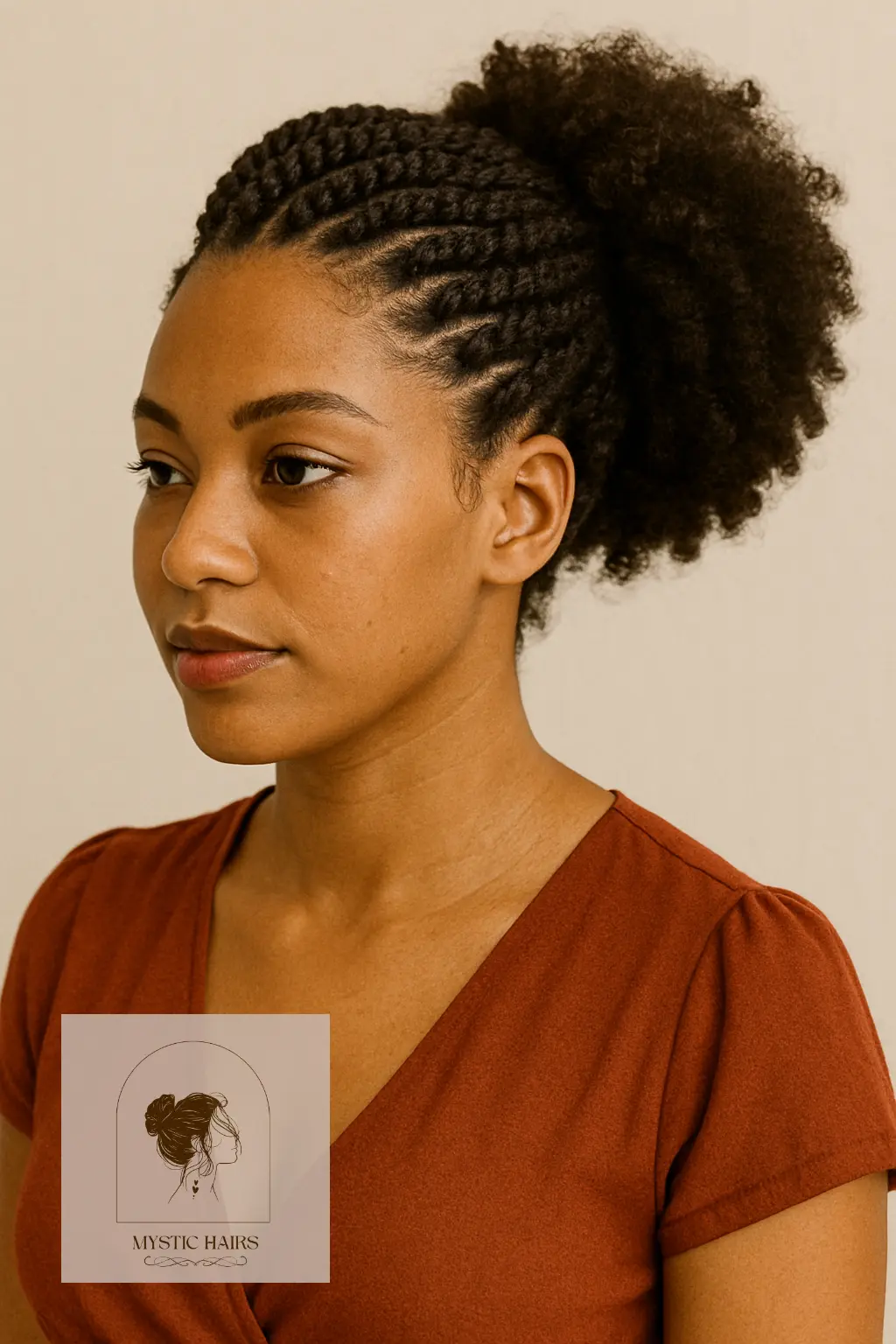 Crochet Twists Pulled Into Puff