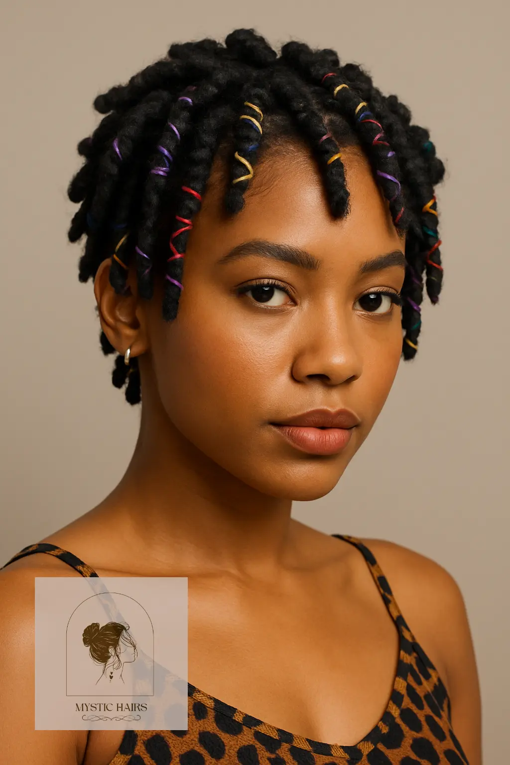 Crochet Twists With Colored String Wraps