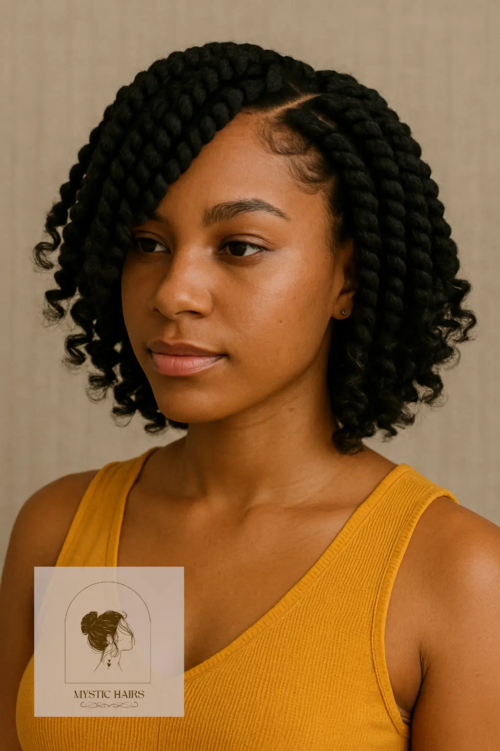 Crochet Twists With Curly Ends